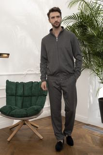 Толстовка мужская Laete 30405 серая 3XL