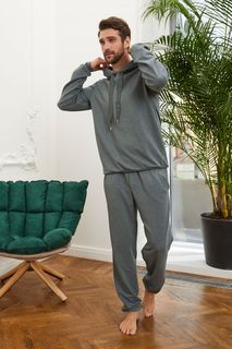 Толстовка мужская Laete 30371-1 зеленая 4XL