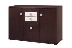 Тумба прикроватная приставная Hoff Амели 80088053 119,9x44,5x82,1 см, венге