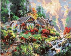 Картина по номерам Paintboy GX 38759 Домик в горах 40*50