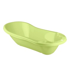 Ванна детская с клапаном для слива воды, цвет: салатовый Пластишка