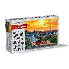 Фигурный деревянный пазл "Барселона", 101 элемент Нескучные игры