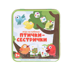 Настольная игра Десятое Королевство Птички-сестрички в жестяной коробочке 3568