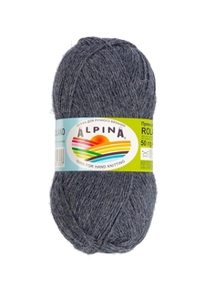 Пряжа Alpina Roland, 100% альпака, 4*50 г, 200 м+-10 м, №26, серый