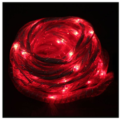 Новогодняя электрическая гирлянда Волшебная Страна Rope-100-5-R 787153 5 м красный