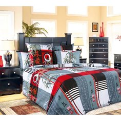 Пододеяльник евро макси 220х240 см бязь Люкс Сэнсей Ивановотекстиль