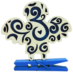 Елочная игрушка Томик Ангел 2017-4 8 см 1 шт.