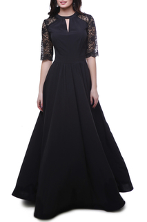 Платье женское Grey Cat GPL00165V(MARINA) черное 42