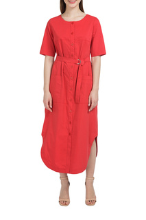 Платье женское Helmidge 10095 красное 52