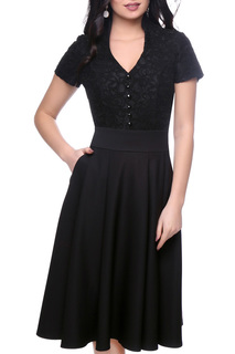 Платье женское Grey Cat GPL00169V(ROLDA) черное 42