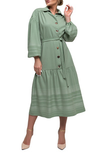 Платье женское Петербургский Швейный Дом 1360-1 зеленое 56