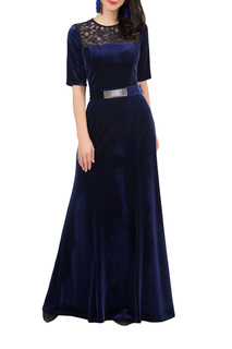 Платье женское Grey Cat GPL00232V(TIARA) синее 42