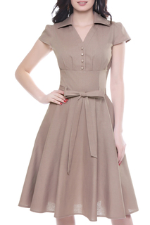 Платье женское Grey Cat GPL00147L(REMSY) бежевое 42