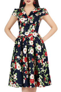 Платье женское Grey Cat GPL00202L(KAYLEN) синее 42