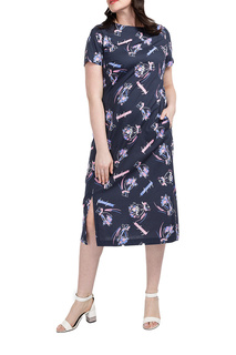 Платье женское Helmidge 10069 синее 54