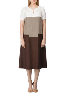 Платье женское Helmidge 10006 бежевое 50