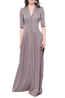 Платье женское Grey Cat GPL00147V(GALATEYA) серое 42