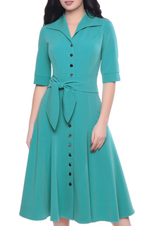 Платье женское Grey Cat GPL00191V(RIZA) голубое 44