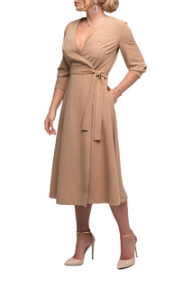 Платье женское Петербургский Швейный Дом 1381-1 бежевое 48