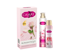 Набор для гигиены Camay Romantique Дезодорант-антиперспирант 200 мл + Мусс для душа, 150мл