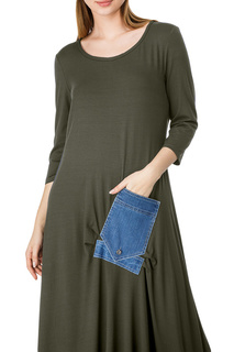 Платье женское Helmidge 1003500 зеленое 48