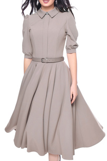 Платье женское Grey Cat GPL00175V(LAMA) бежевое 42