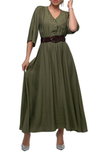 Платье женское Петербургский Швейный Дом 1385 зеленое 50