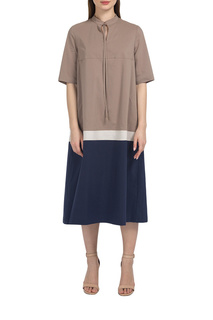 Платье женское Helmidge 10112 бежевое 56