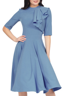 Платье женское Grey Cat GPL00184L(JORJETTA) голубое 48