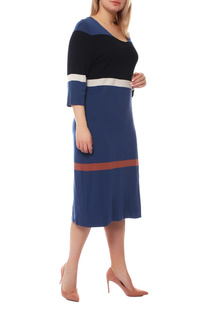 Платье женское Marina Rinaldi 2321039 79 синее 52