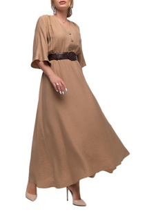 Платье женское Петербургский Швейный Дом 1385 бежевое 52