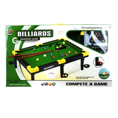 Наша Игрушка игровой стол 38*49 5*15 5 см шары 16 шт треугольник кий 2 шт мостики 2 шт