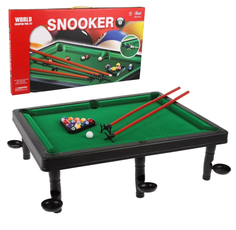 Наша Игрушка игровой стол 38*24*15 см шары 16 шт треугольник кий 2 шт мостики 2 шт