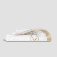 Салфетка Togas Миа 30x30 см, белоснежный с золотистым экрю, 10.00.01.1279