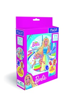 Пазл Barbie Сказочная страна, 77 элементов + 4 магнита Origami