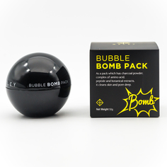 Маска для лица GSLEY BUBBLE BOMB PACK очищающая пузырьковая 50гр