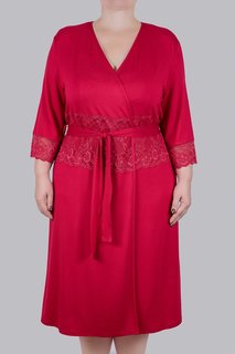 Халат женский Литвин 548 красный 4XL