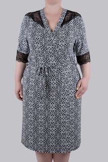Халат женский Литвин 538 черный XXL