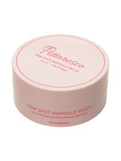 Гидрогелевые патчи PITTORESCO для глаз розовые Pink spot ampoule eye 30 пар