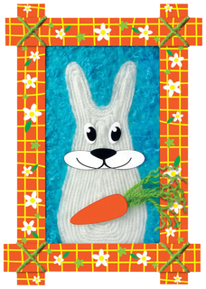 Набор для изготовления картины «Портрет зайца» Clever