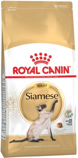 Сухой корм для кошек ROYAL CANIN Siamese Adult, сиамская, домашняя птица, 0,4кг