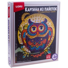 Картина из пайеток Совушка-сова Ап-014 LORI