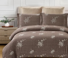 Постельное белье Cleo "Cotton Jacquard" сатин-жаккард CJ-013; Евро 4 наволочки