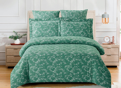 Постельное белье Cleo "Cotton Jacquard" сатин-жаккард CJ-04; Евро 4 наволочки