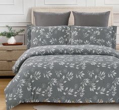 Постельное белье Cleo "Cotton Jacquard" сатин-жаккард CJ-017; Евро 4 наволочки