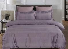 Постельное белье Cleo "Royal Жаккард" RG-024; Евро 4 наволочки