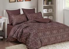 Постельное белье Cleo "Royal Жаккард" RG-025; Семейный 4 наволочки