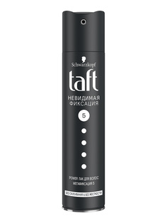 Лак для укладки волос Taft Power без склеивания и жесткости, мегафиксация 5, 225 мл