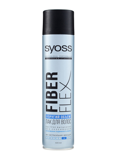 Лак для волос SYOSS FiberFlex Упругий Объем, экстрасильная фиксация