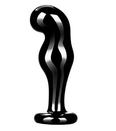 Массажер простаты BlueLine ручной работы с загнутой головкой